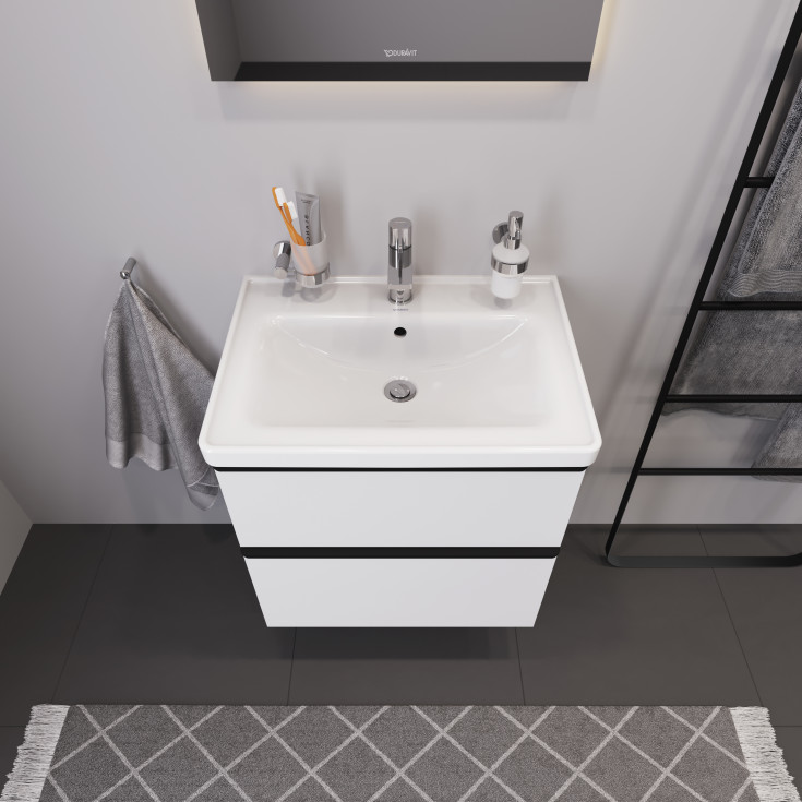 Duravit D-Neo møbelpakke, 65x48 cm, matt hvit