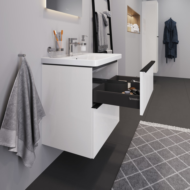 Duravit D-Neo møbelpakke, 65x48 cm, høyglans hvit