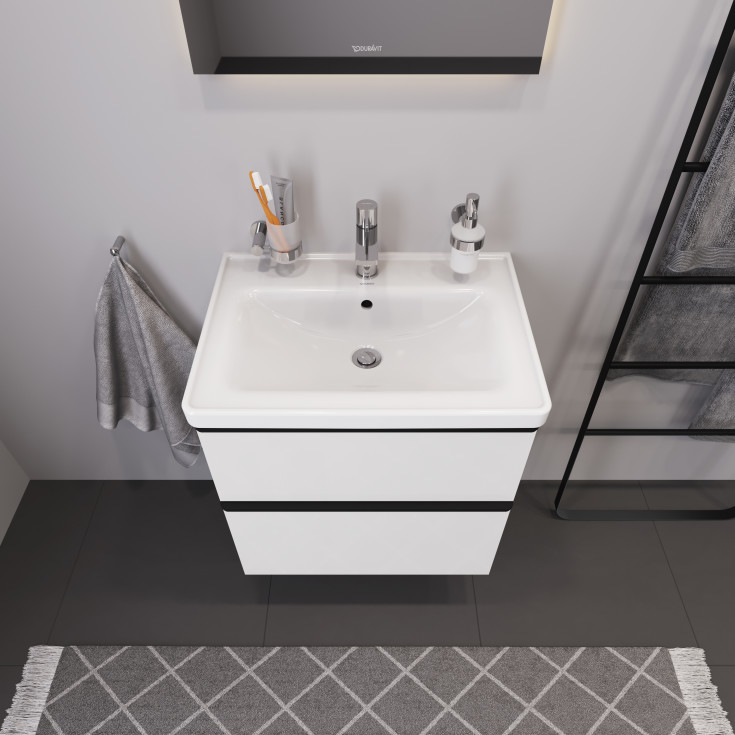 Duravit D-Neo møbelpakke, 65x48 cm, høyglans hvit