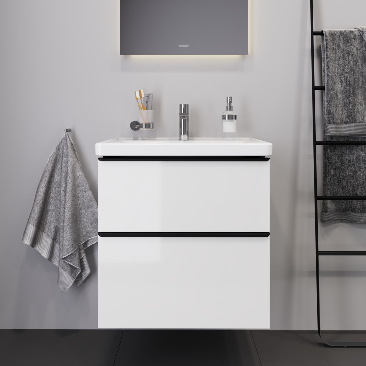 Duravit D-Neo møbelpakke, 65x48 cm, høyglans hvit