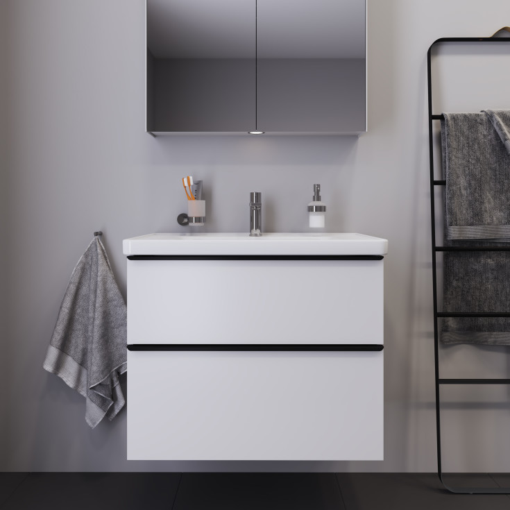 Duravit D-Neo møbelpakke, 80x48 cm, matt hvit