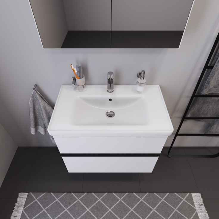 Duravit D-Neo møbelpakke, 80x48 cm, høyglans hvit