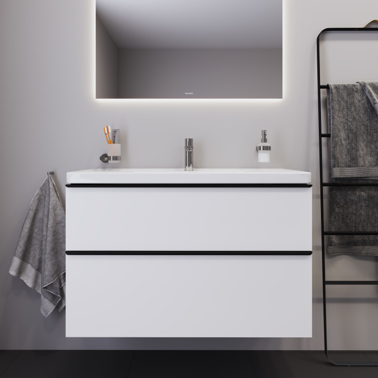 Duravit D-Neo møbelpakke, 100x48 cm, matt hvit