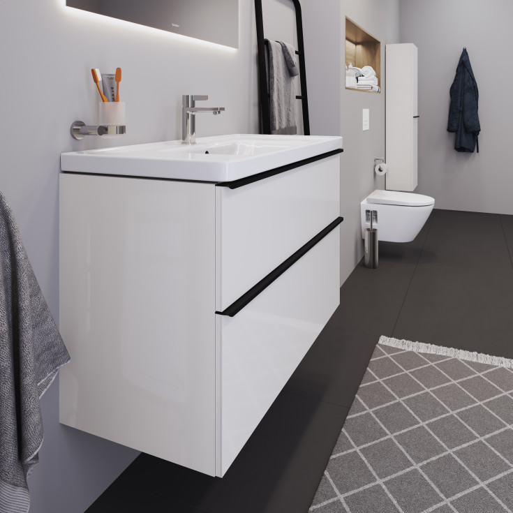 Duravit D-Neo møbelpakke, 100x48 cm, høyglans hvit