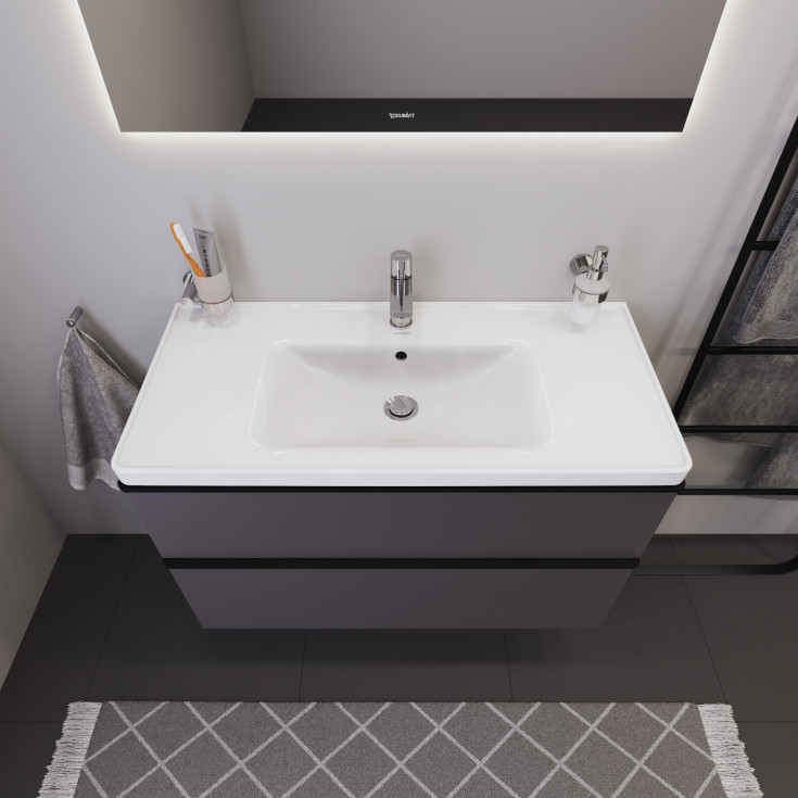 Duravit D-Neo möbelpaket, 100x48 cm, matt grå