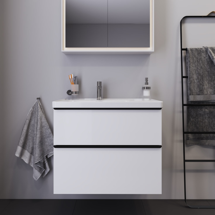 Duravit D-Neo underskåp, 78,4x45,2 cm, högglans vit