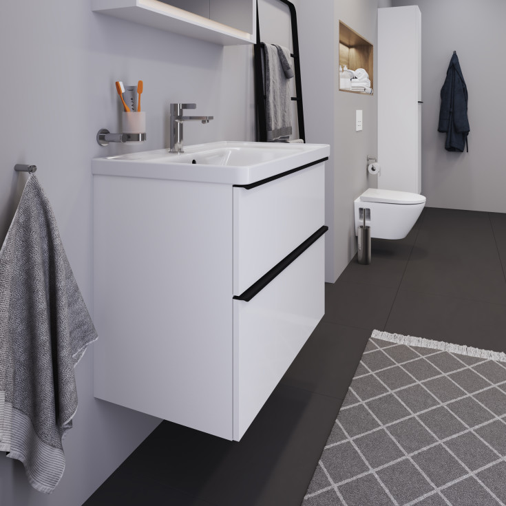 Duravit D-Neo underskåp, 78,4x45,2 cm, högglans vit