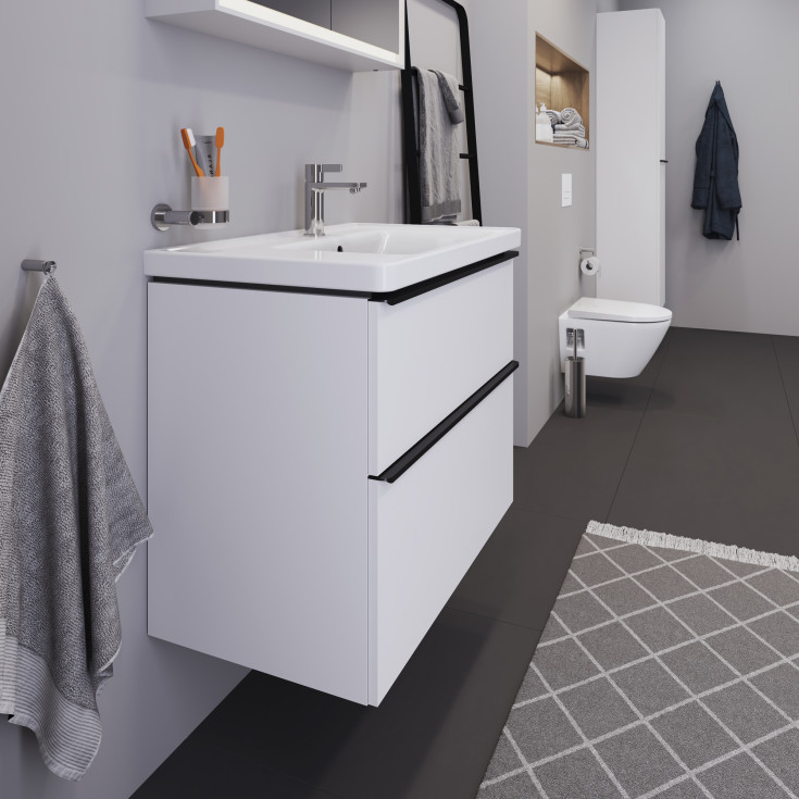 Duravit D-Neo servantskap, 78,4x45,2 cm, matt hvit
