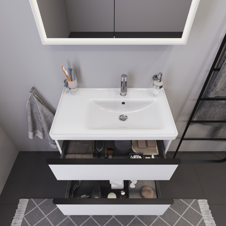 Duravit D-Neo underskåp, 78,4x45,2 cm, matt vit