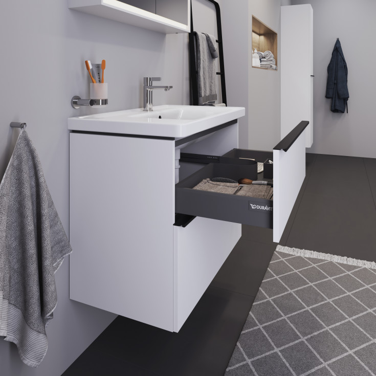 Duravit D-Neo servantskap, 78,4x45,2 cm, matt hvit