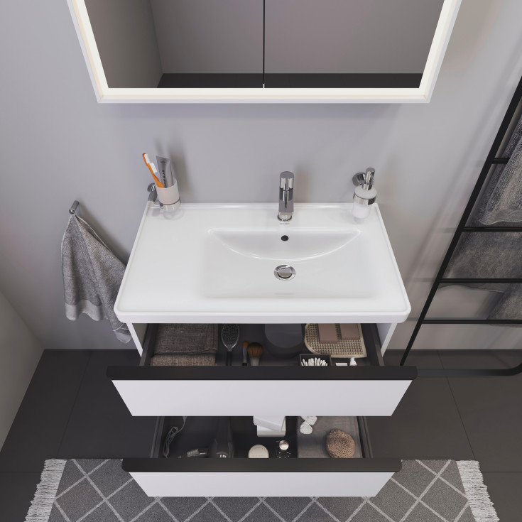 Duravit D-Neo underskåp, 78,4x45,2 cm, högglans vit