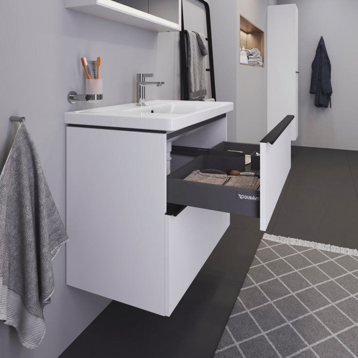 Duravit D-Neo servantskap, 78,4x45,2 cm, høyglans hvit