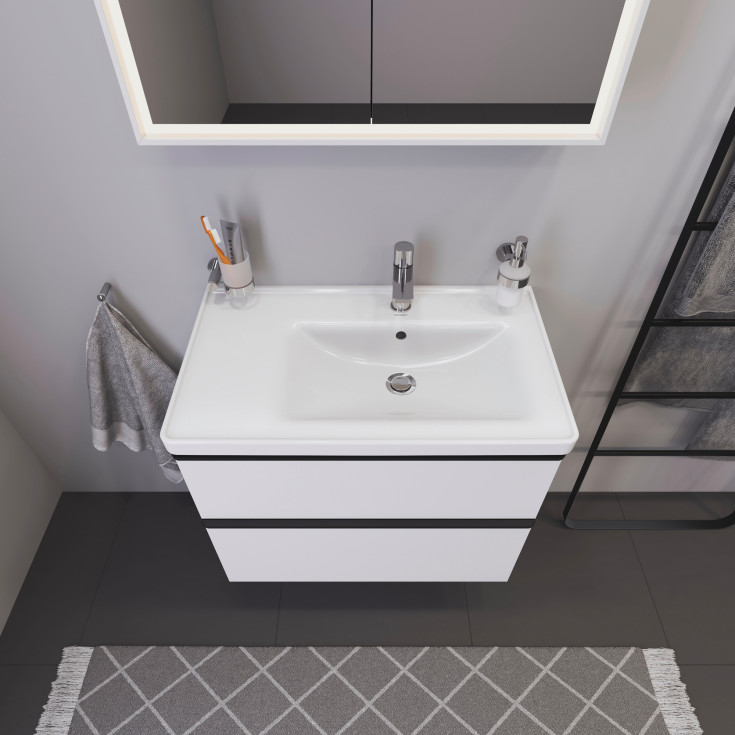 Duravit D-Neo servantskap, 78,4x45,2 cm, høyglans hvit
