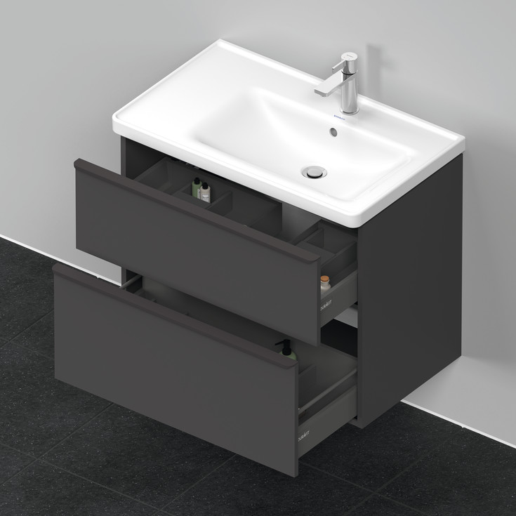 Duravit D-Neo servantskap, 78,4x45,2 cm, matt grå