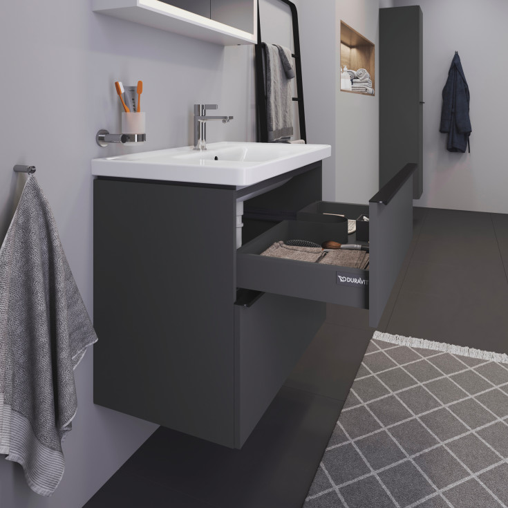 Duravit D-Neo servantskap, 78,4x45,2 cm, matt grå