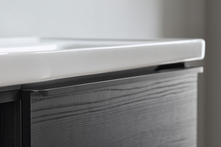 Duravit D-Neo håndvask, 80x48 cm, højre, hvid