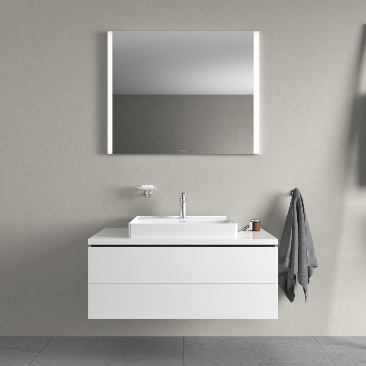 Duravit DuraSquare toppmontert servant, 60x47 cm, hvit