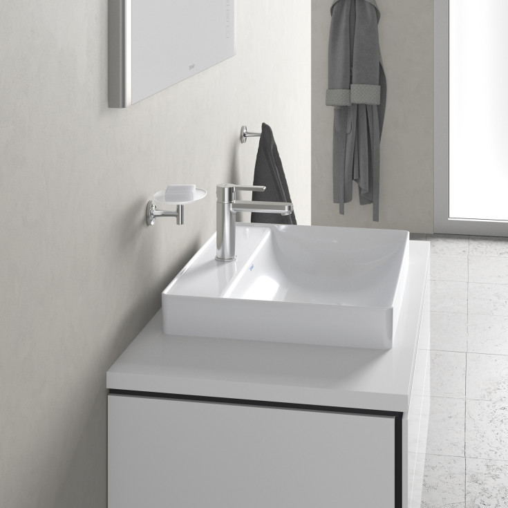 Duravit DuraSquare toppmontert servant, 60x47 cm, hvit