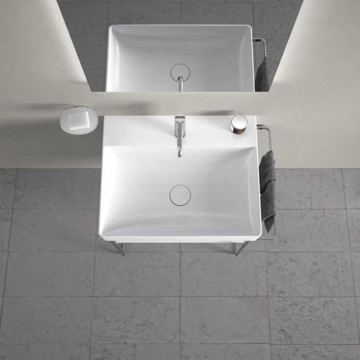 Duravit DuraSquare servant, 60x47 cm, hvit
