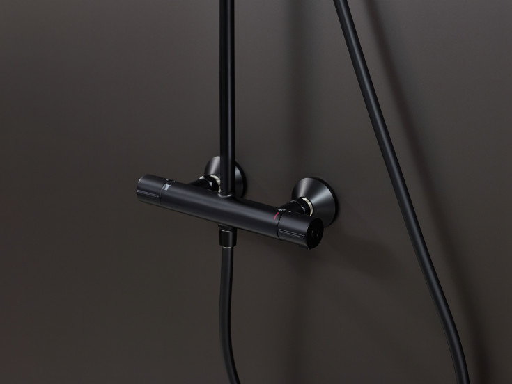 Hansgrohe Vernis Blend 200 dusjsett, sort