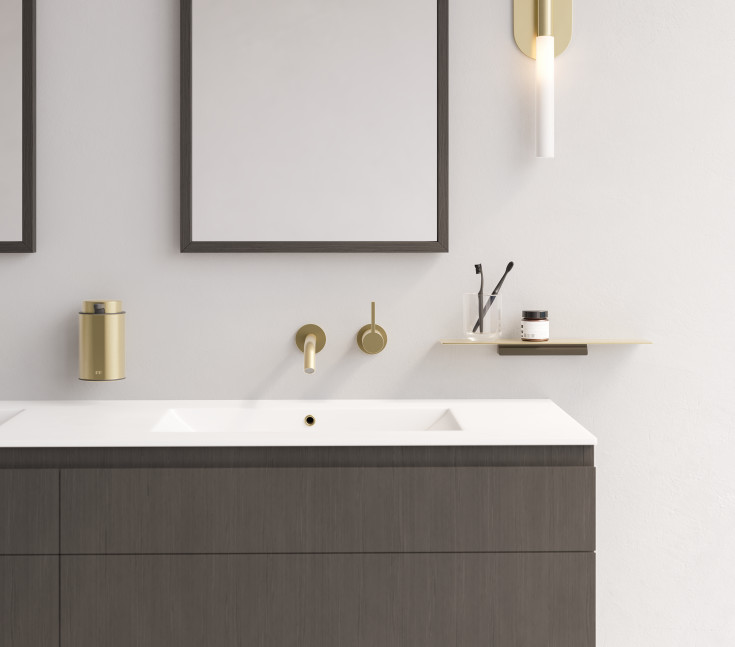 Unidrain Reframe tvålpump, mässing