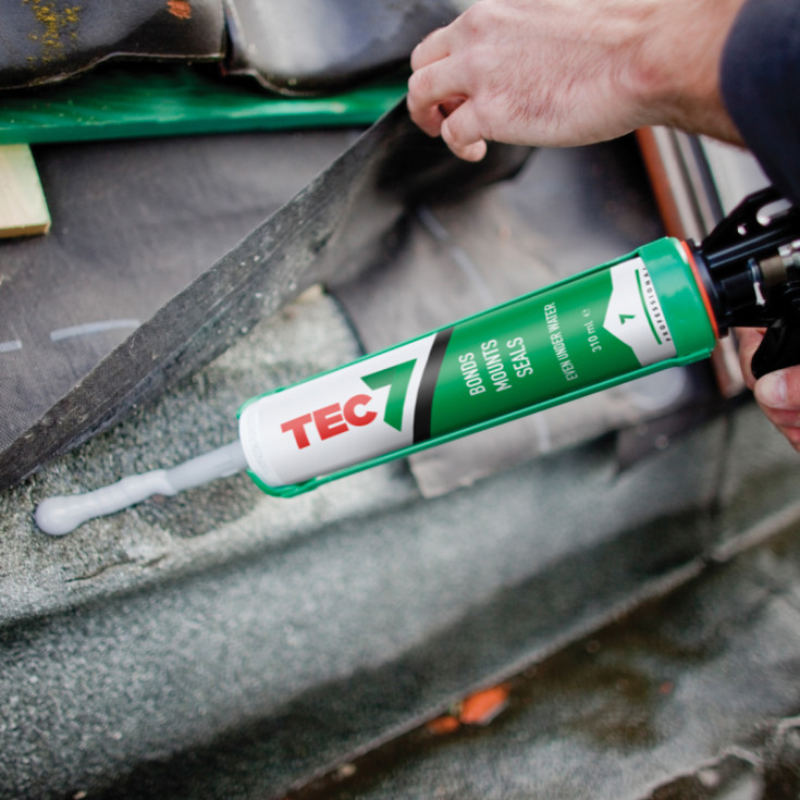 TEC7 fugemasse, 310ml, grå