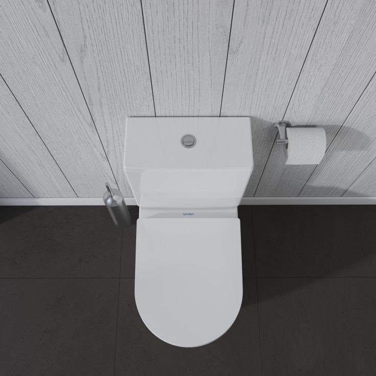 Duravit Me by Starck toilet, kun toiletskål, antibakteriel, hvid