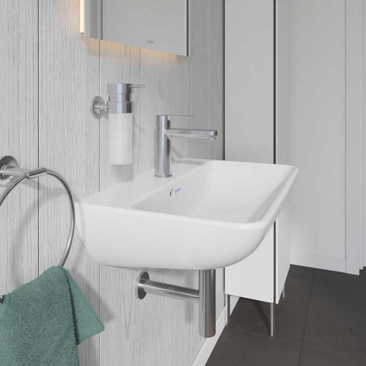 Duravit Me by Starck Compact tvättställ, 60x40 cm, vit