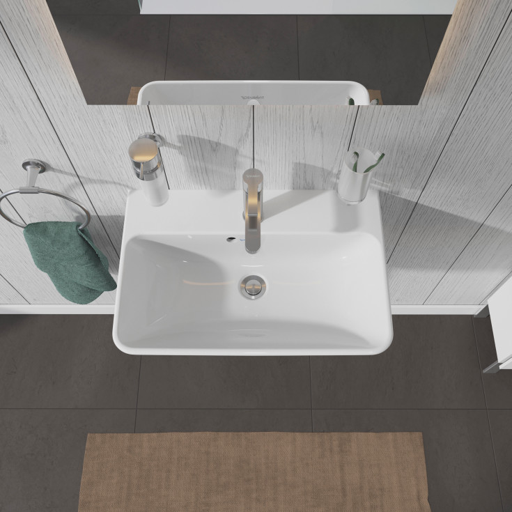 Duravit ME by Starck vegghengt servant, 60x40 cm, hvit