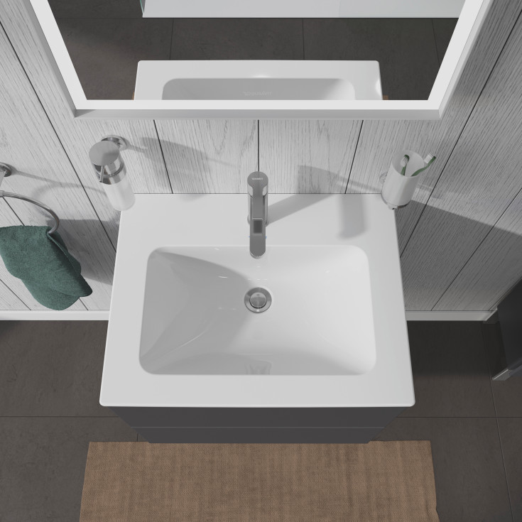Duravit Me By Starck møbelservant, 63x49 cm, hvit