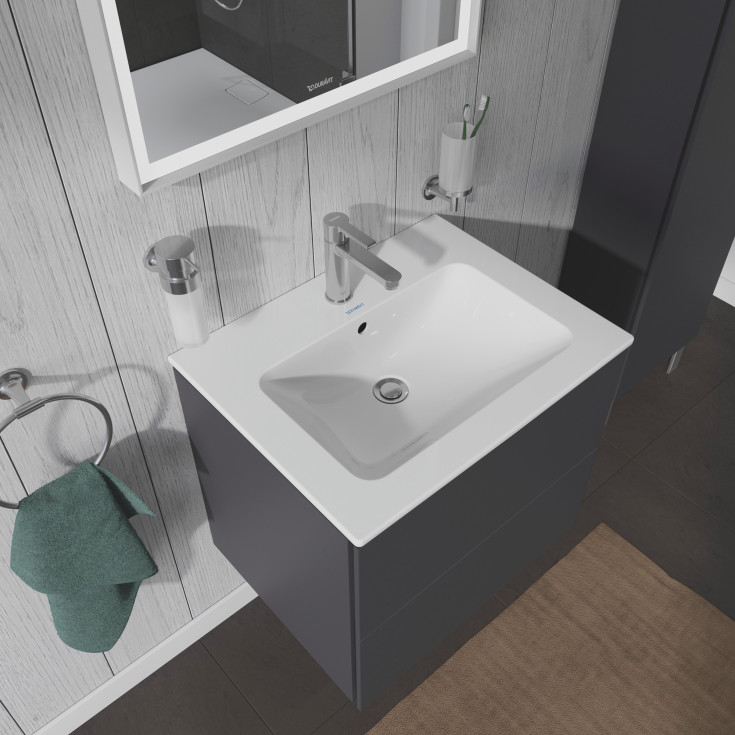 Duravit Me By Starck møbelservant, 63x49 cm, hvit