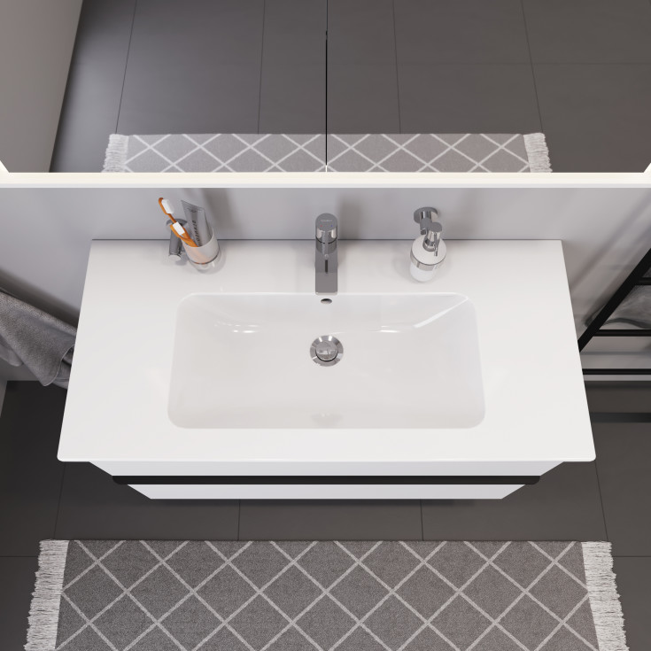 Duravit Me by Starck tvättställ, 103x49 cm, vit