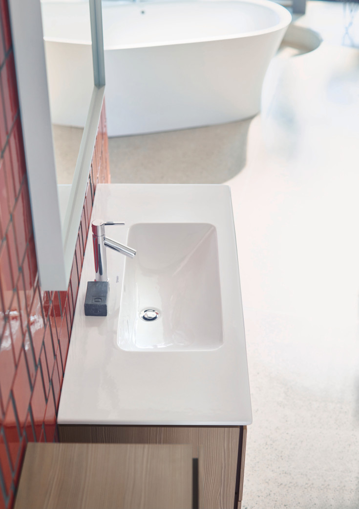 Duravit Me by Starck tvättställ, 123x49 cm, vit