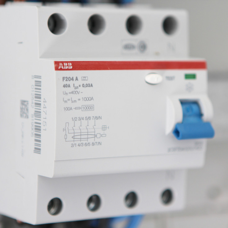 ABB F204 HPFI-relé A, 4P, 40A