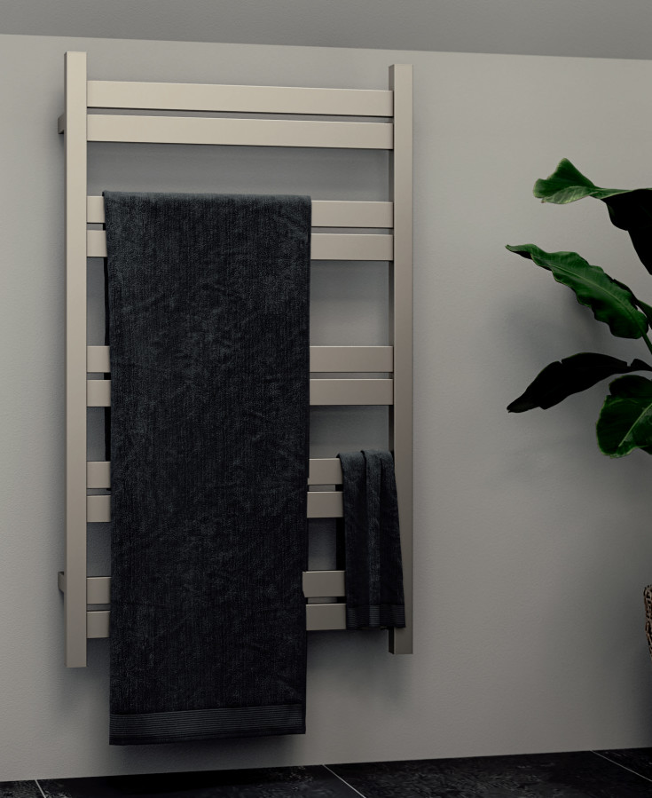 Dansani Viti handdukstork, eluppvärmd, 53x90 cm, krom