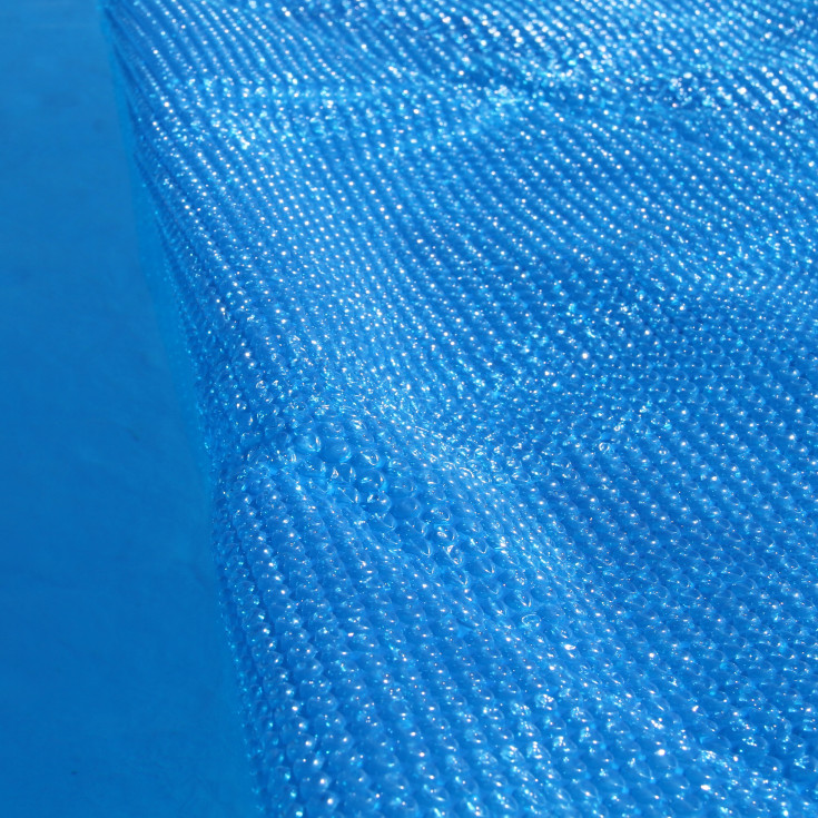 Swim & Fun Poolcover poolskydd med termofunktion, Ø5,5 meter
