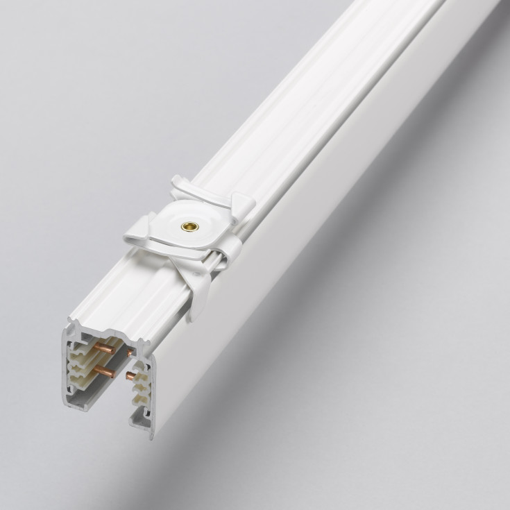 Global 3F strømskinne, hvid, 3 meter