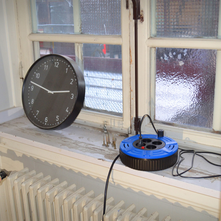 Blue Electric kabel i kasette, 10 meter, u. jord