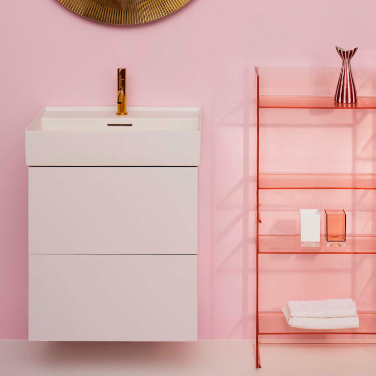 Kartell Laufen servant, 50x46 cm, hvit