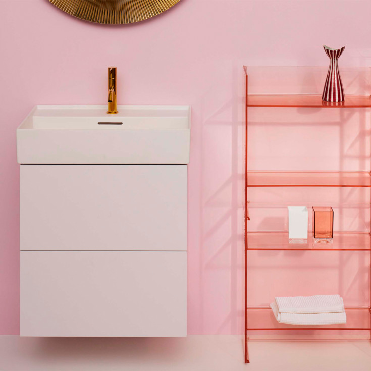 Kartell Laufen tvättställ, 50x46 cm, vit