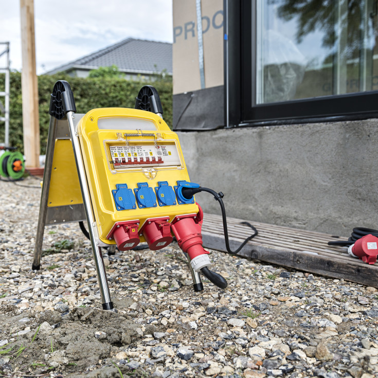 Stativ til 1 Projekttavle / ABS byggepladstavle