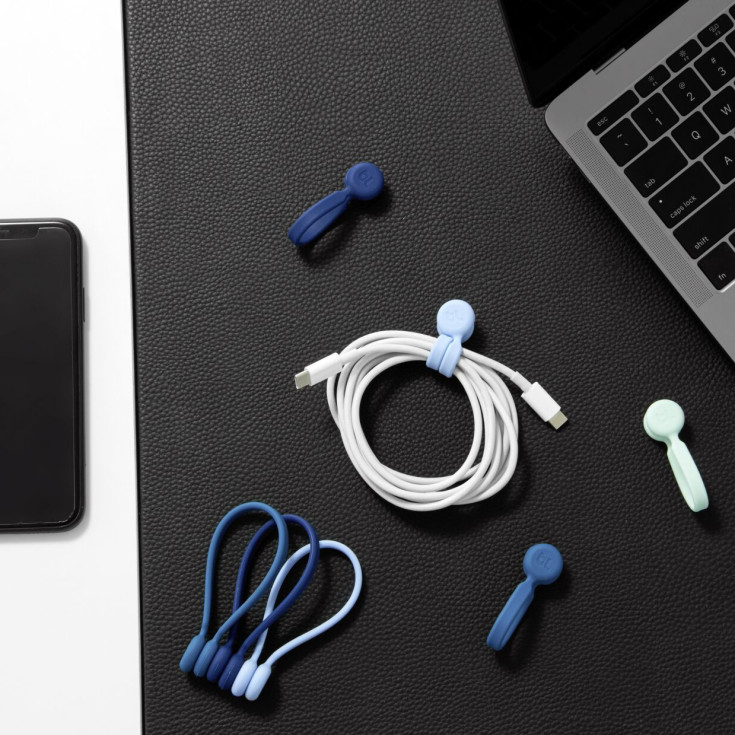 Bluelounge Magwrap kabelbånd, magnet, stor, 3 stk.