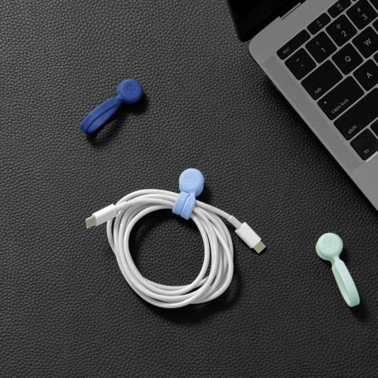 Bluelounge Magwrap kabelbånd, magnet, lille, 3 stk.