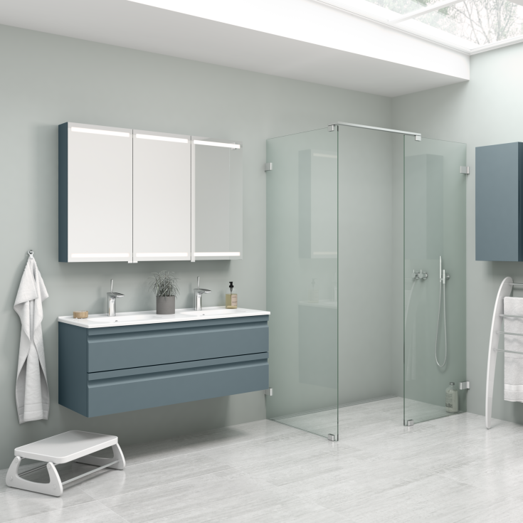 Dansani Luna Kantate servant, 121x45,5 cm, hvit