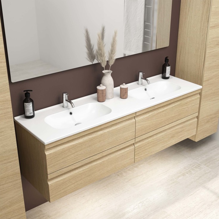 Dansani Luna Kantate servant, 161x45,5 cm, hvit