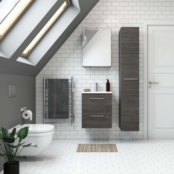 Dansani Mido+ Amber Mini håndvask, 51x36,5 cm, hvid