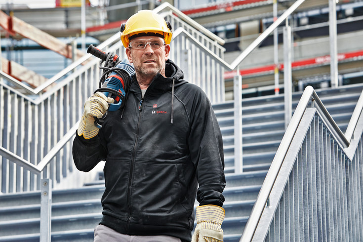 Bosch varmehoodie GHH 12/18V XA SOLO GAA, str. S