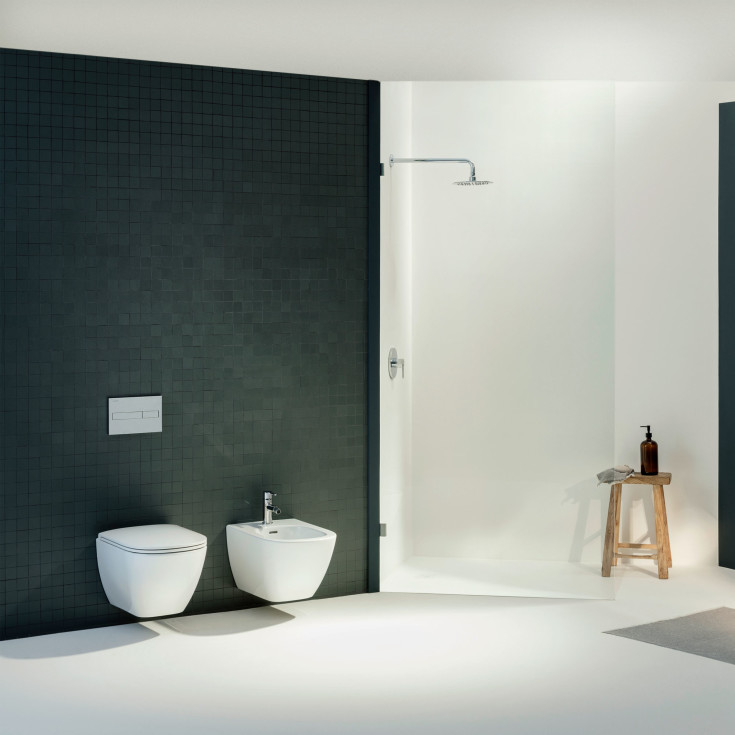 Laufen Lua vegghengt toalett, uten skyllekant, hvit