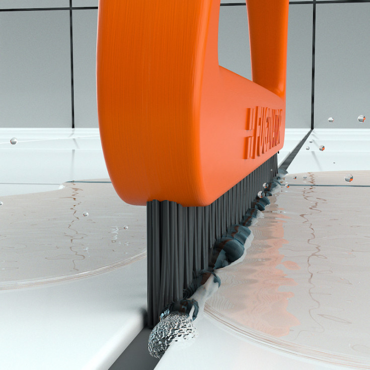 Fuginator fugebørste, oransje