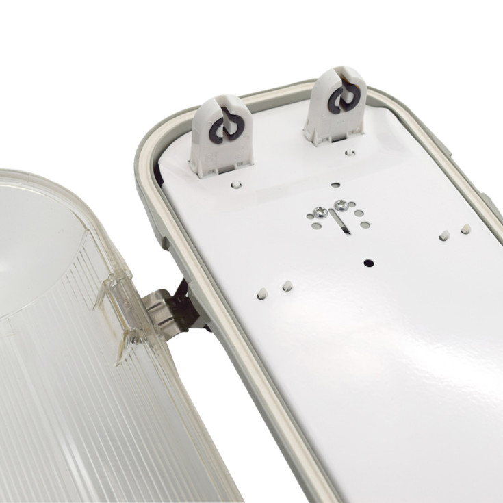 Green-ID IP65 gennemfortrådet armAtur 2x1500mm T8/G13 LED lysrør